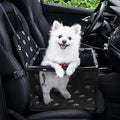Dog Car Seats for Small and Medium Dogs,Portable Puppy/Pet Car Booster Seat with Clip-On Leash and Mesh Window for Pet Up to 20 lbs