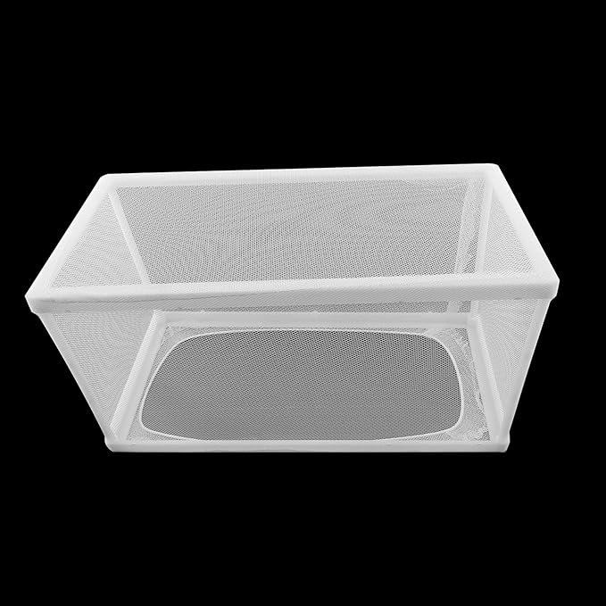 1 Pack Nylon Mesh Box Square Fish Breeder Box Separation Net Aquarium Fish Hatching Box(10.23"x5.9"x5.9") L*W*H