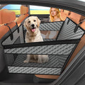 Dog Car Seat for Large Dogs, Back Seat Extender for Dogs, Foldable Pet Car Seat with Waterproof Oxford Fabric and Non-Slip Bottom, All-Around Protection and Strong Support, Grey