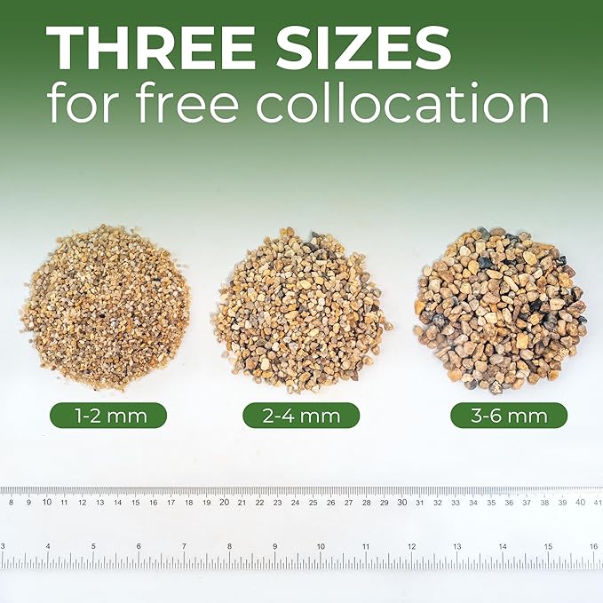 10 lbs Aquarium Gravel, 1-2mm Fish Tank Gravel, Premium Gravel and Substrate for Aquariums, Fish Tanks and Terrariums, XiL-1-2-10