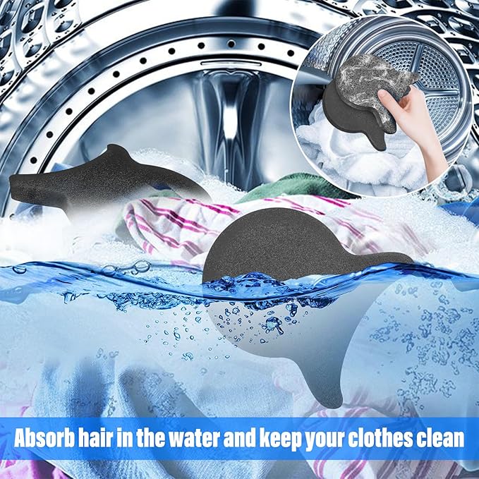 Pet Hair Remover for Laundry, Reusable Dog & Cat Hair Remover Tool, Effectively Removes Pet Hair, Lint and Dander from Bedding and Clothing, Suitable for Washing Machines, Dryers 6PCS